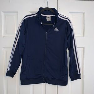 Adidas jacket navy large 14/16